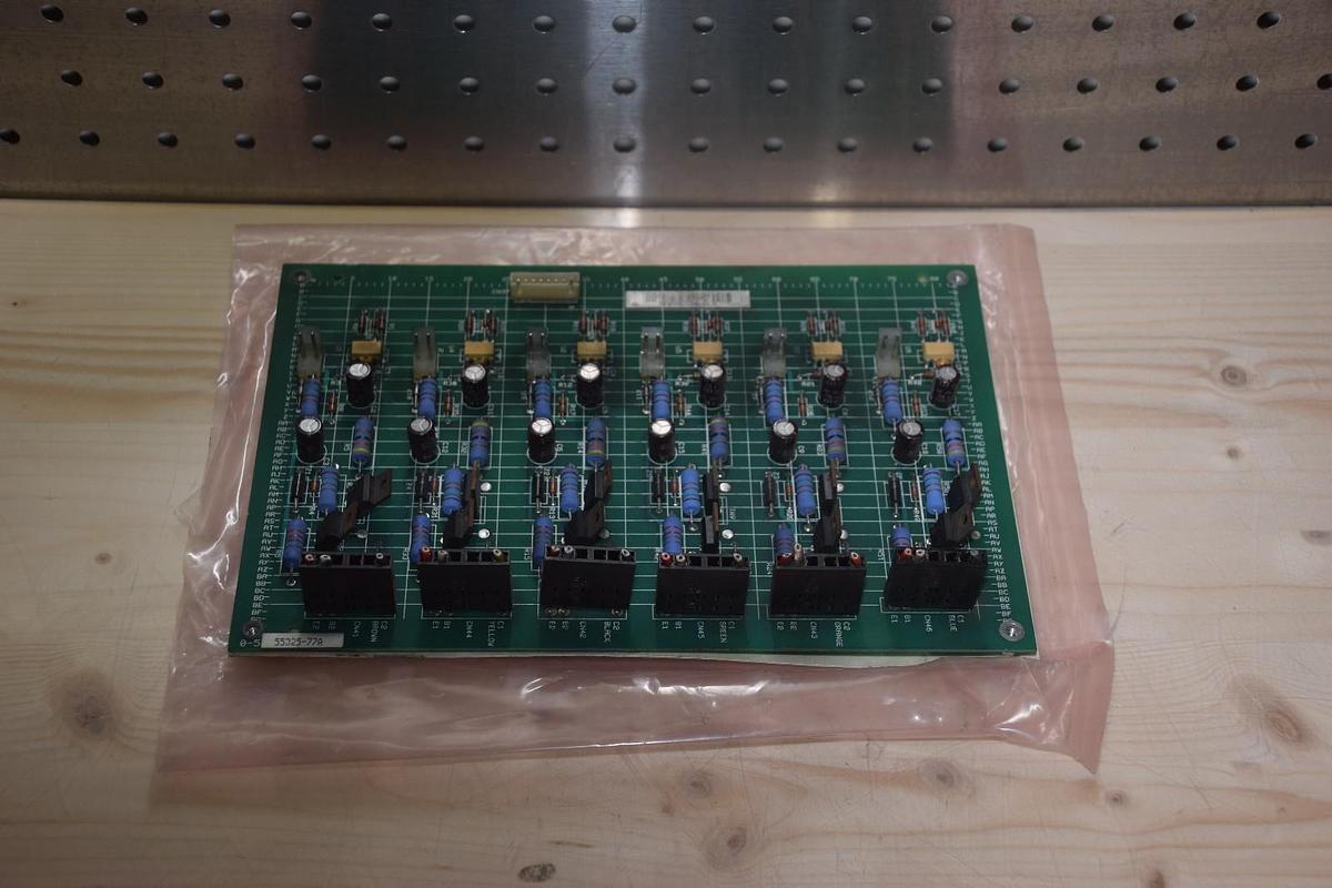 Used RELIANCE ELECTRIC 0-55325-77A PC BOARD BASE DRIVER, O 55325 77A