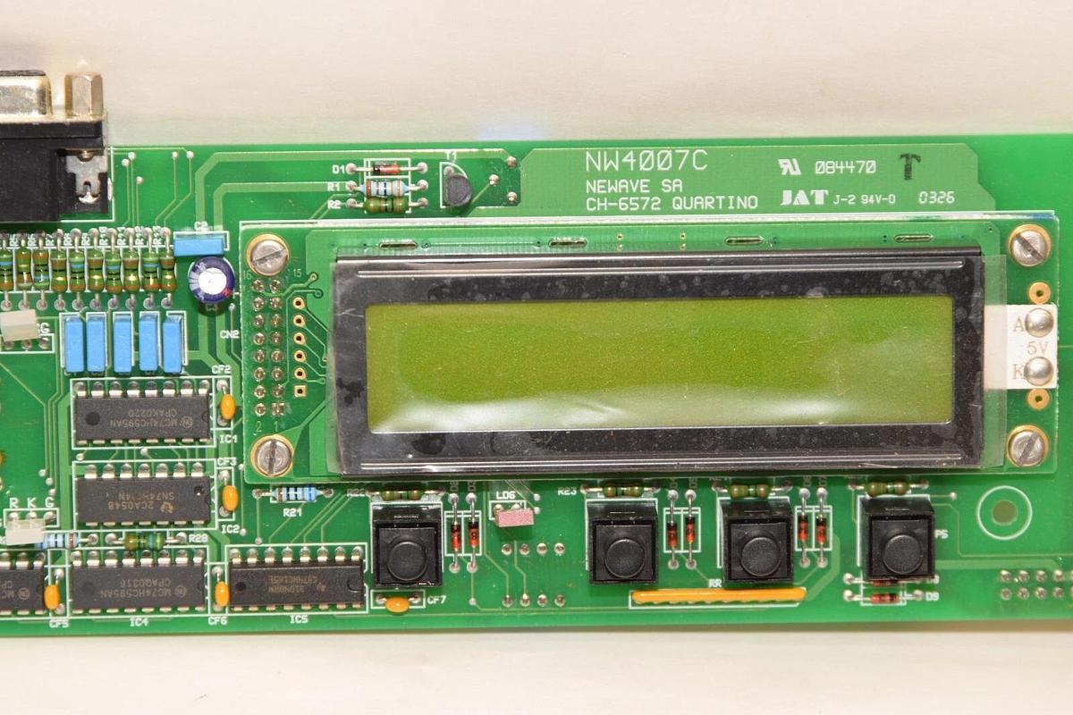 (NEW) EXIDE / NEWAVE NW4007C 33/03 CH-6572 Quartino Display PCB Board Assembly