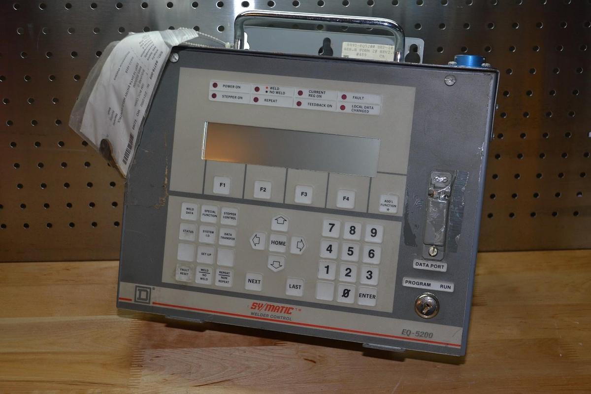 Used SQUARE D Sy/Matic EQ-5200 Welder Control 8995-EQ5200-DEP-10 8995EQ5200DEP10