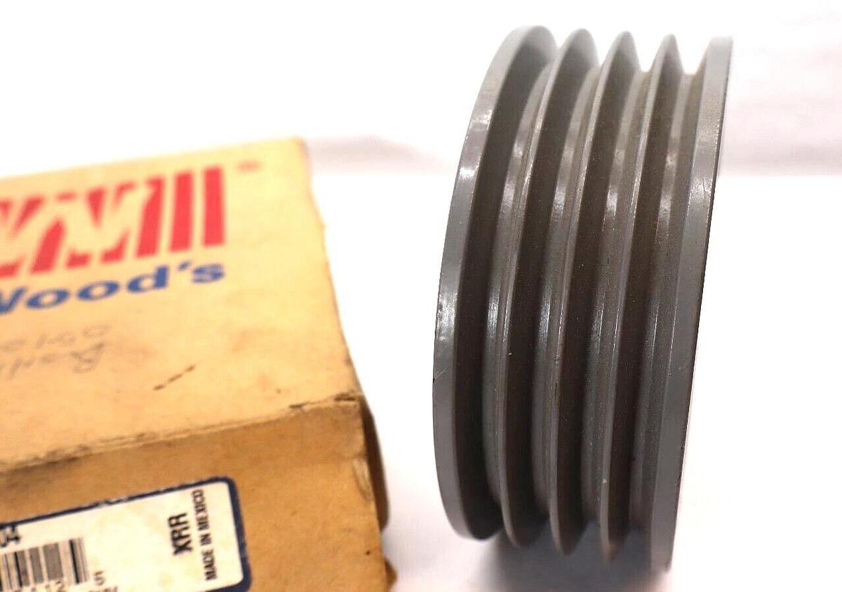 (NEW) TB WOODS 3V504 3V5.0X4-SDS Ultra-V Belt Sheave Pulley