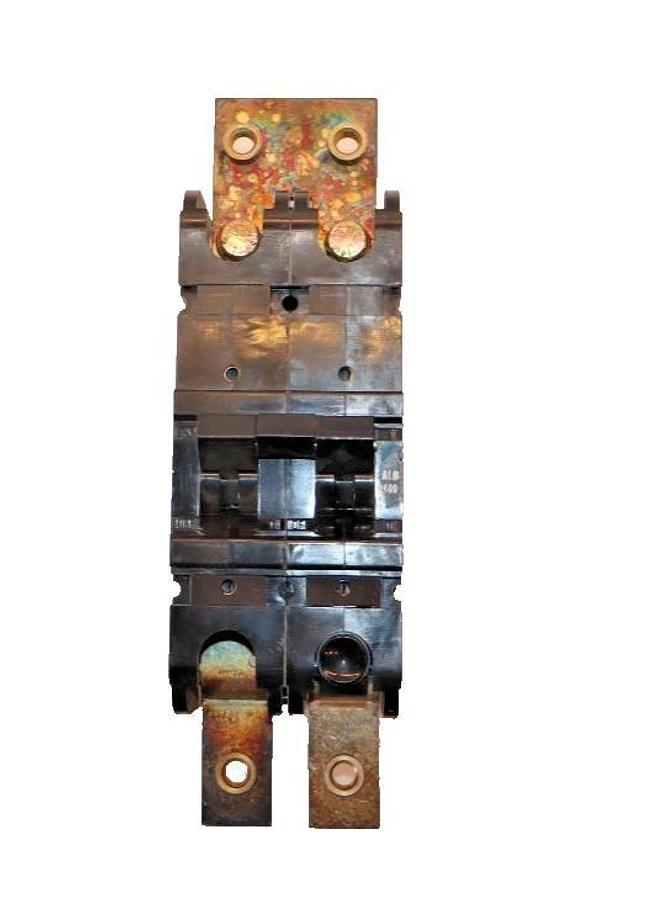 Used Heinemann 400A 400 Amp Circuit Breaker GJ1P-Z4-4-U 2P 2-Pole