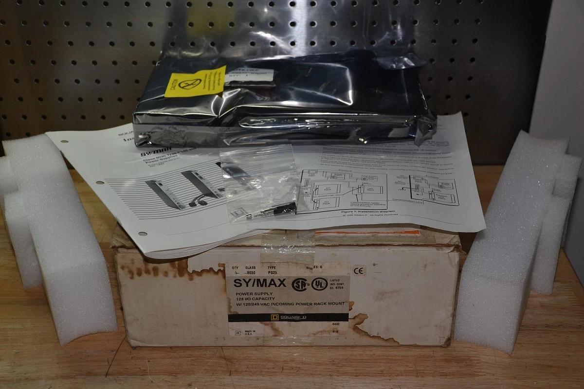 New SYMAX Square D 8030-PS-25  8030PS25 8030 PS25 ser:G  SY/MAX