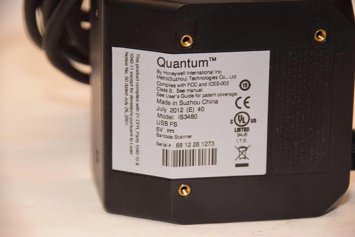 Used HONEYWELL IS3480 Quantum USB Barcode Scanner