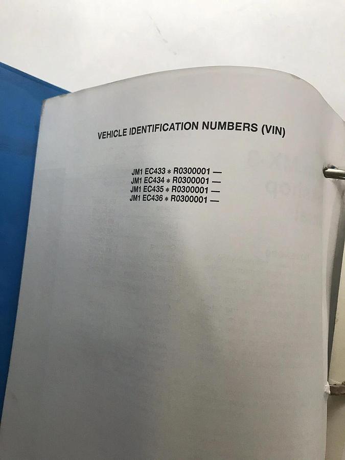 Used 1994 Mazda MX-3 MX3 Original Shop Repair Manual factory OEM  94