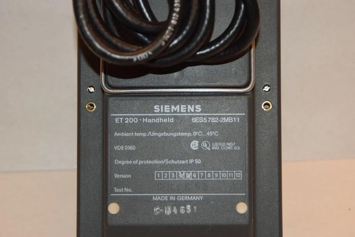 (NEW) SIEMENS ET200-HANDHELD 6ES5782-2MB11 Ver. 4&5 Handheld ET 200 Programmer