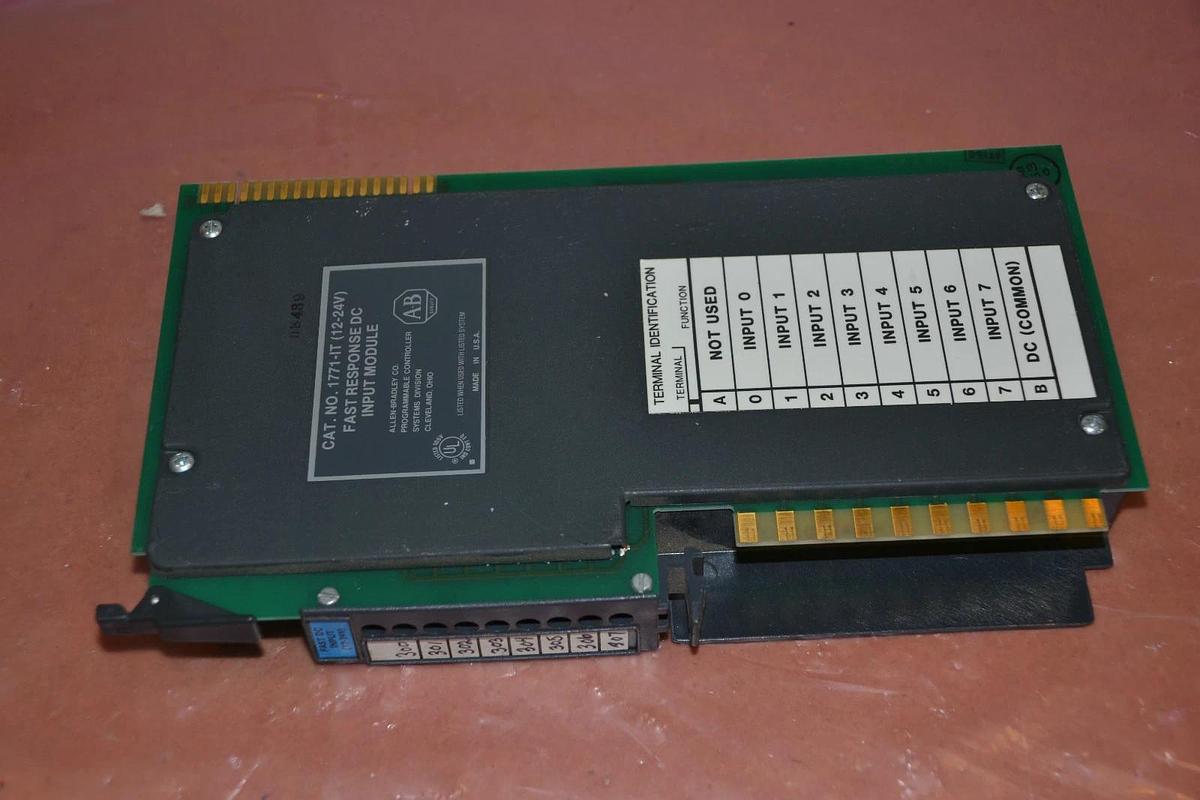 Used ALLEN BRADLEY FAST RESPONSE DC INPUT MODULE 1771-IT 1771 IT 177IT