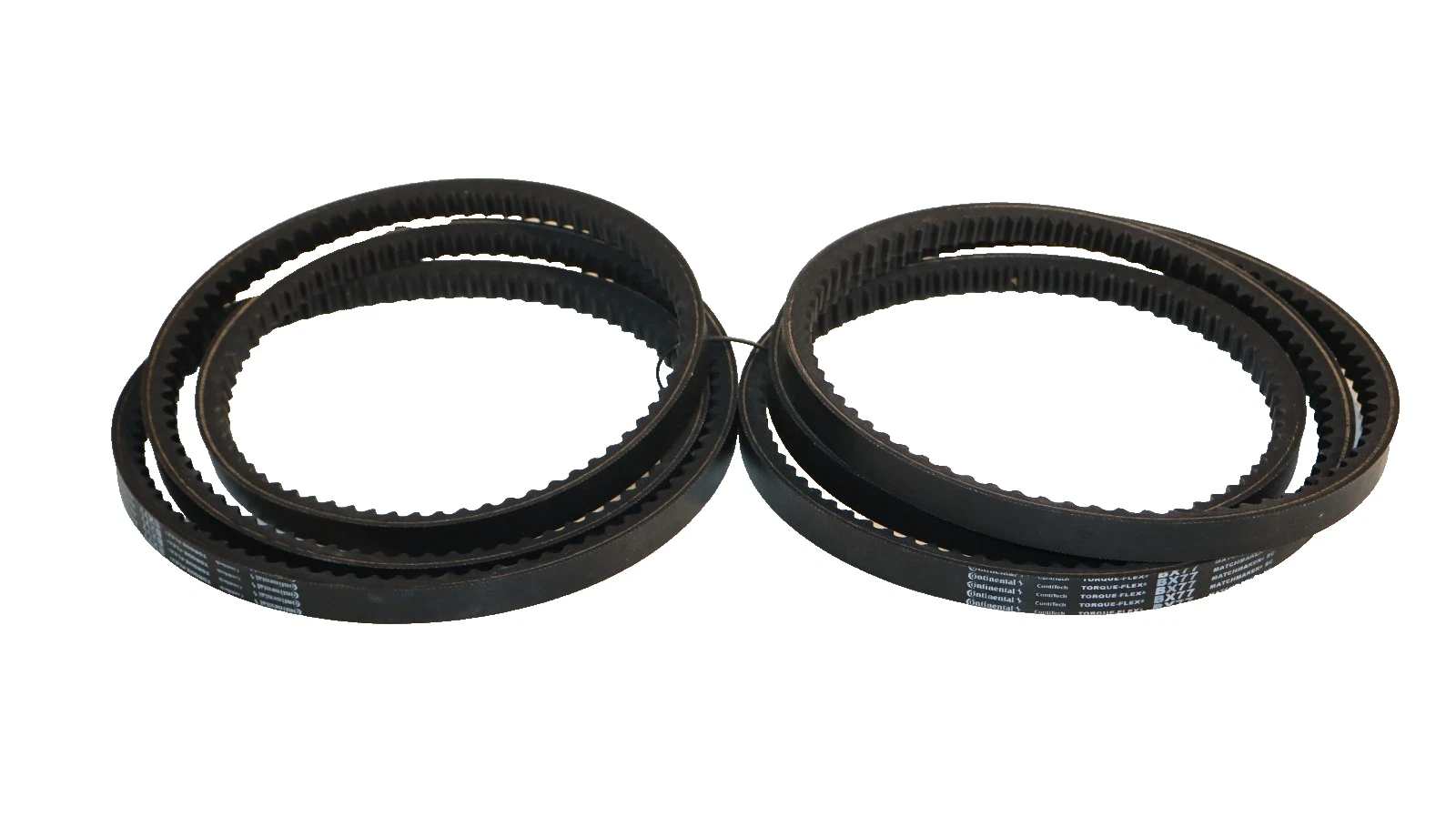 Continental Cogged V-Belt Belt BX77 Tourque-Flex ContiTech Vbelt (Lot of 2 -New)