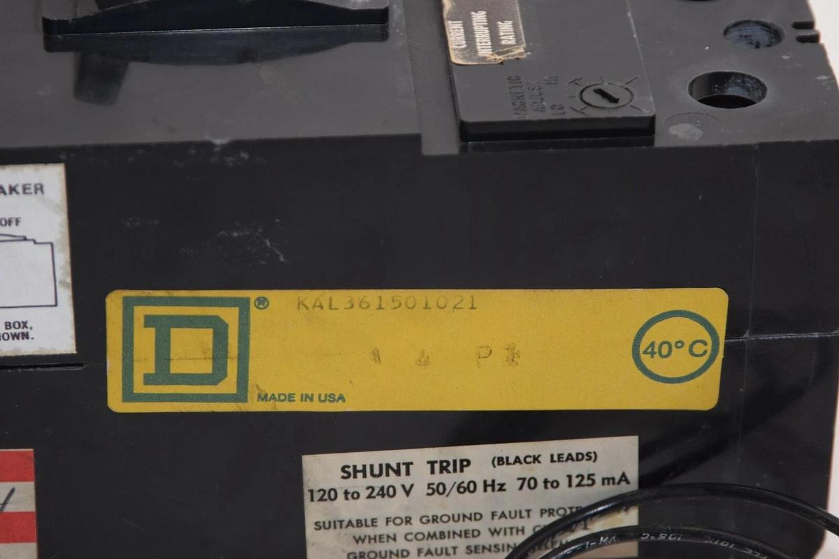 (NEW) SQUARE D KAL361501021 150A 150 Amp 150 A Circuit Breaker