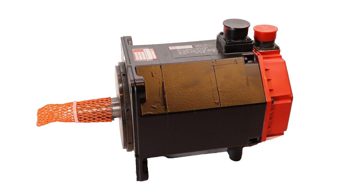 GE FANUC A06B-0143-B075 #7008 3000rpm 3PH 2.8kW AC Servo Motor REFURB