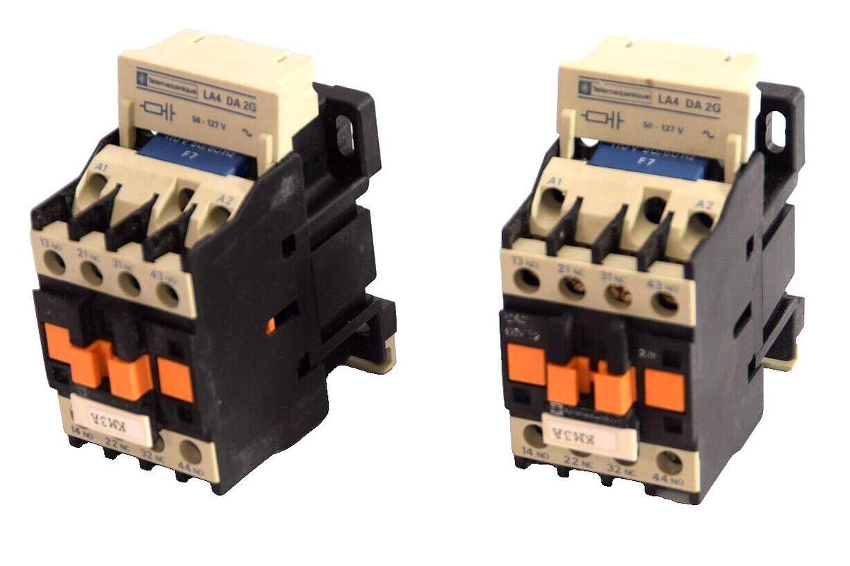 Used (Lot of 2) TELEMECANIQUE CA2-DN22 110V Coil Contactor