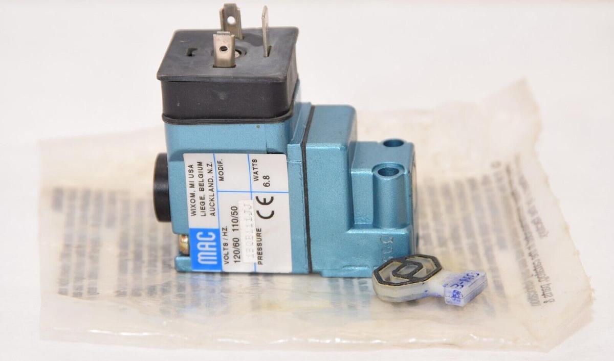 (NEW) MAC VALVES 130B111JJ 110/120V  50/60Hz Solenoid Valve