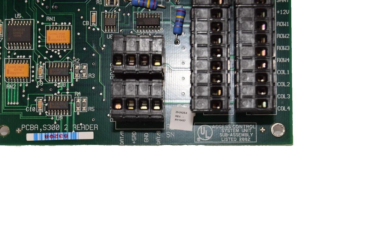 Used Johnson Controls PCBA S300 2 Reader Access Control Circuit Board PCBAS300