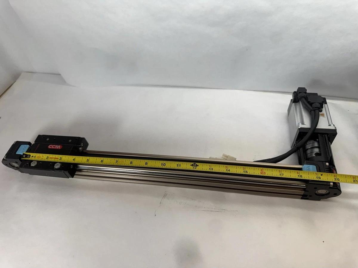 Used CCM SV-X2MH040A-N2LA 4" x 3" 14"  Slide Linear Actuator 400W