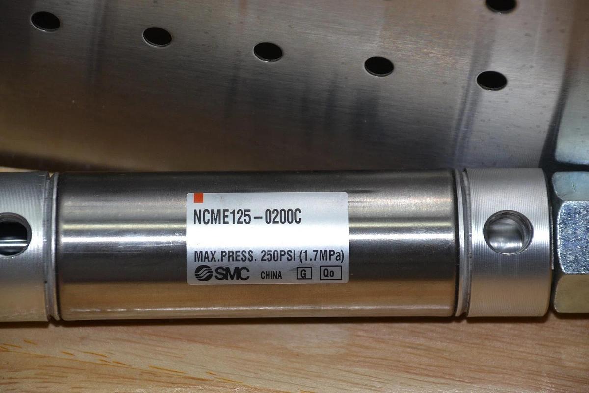 SMC DUAL ACTING AIR PNEUMATIC CYLINDER 2" stroke NCME125-0200C NCME1250200C  NEW