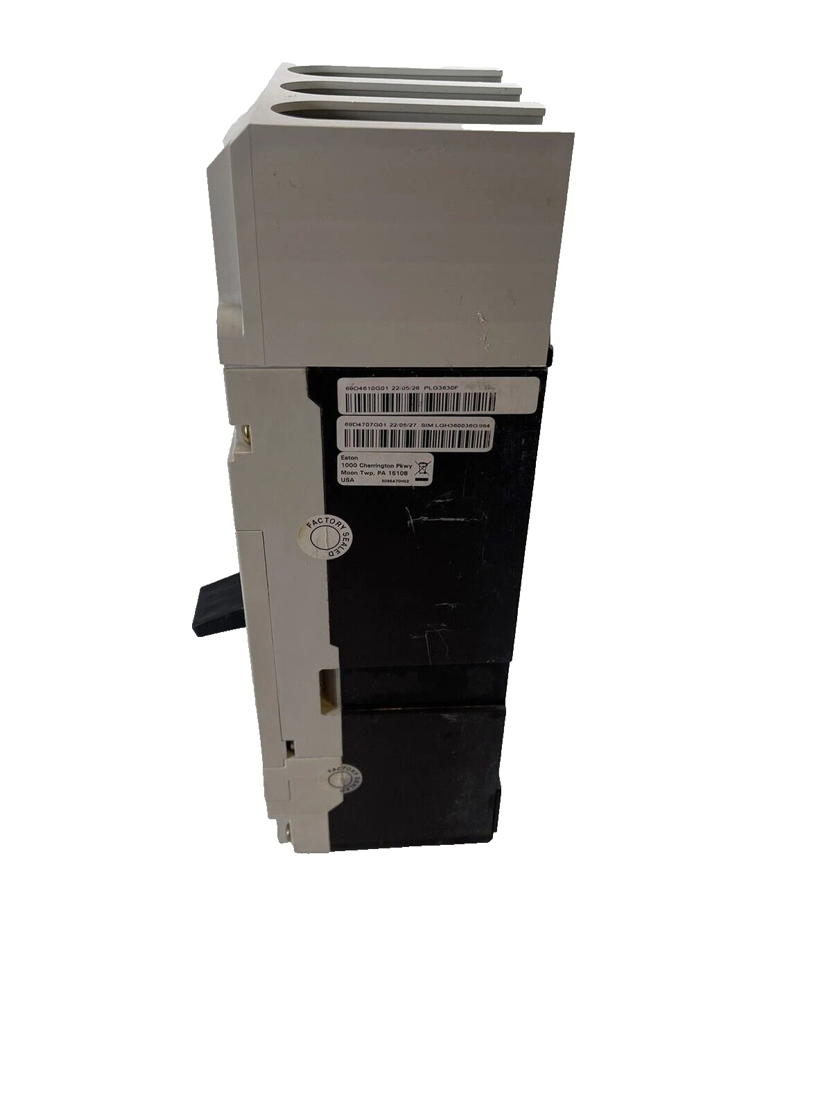 Used Eaton Cutler Hammer LGH3630NN L630H 600A 600amp Breaker 69D4632G03