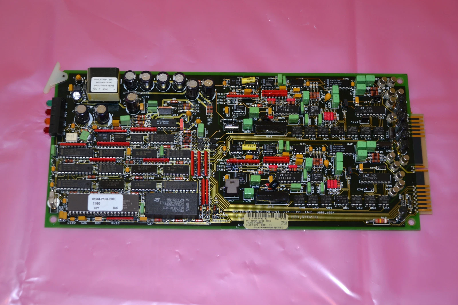 Used FISHER ROSEMOUNT Circuit Board  01984-2731-0001 01984 2731 0001 0198427310001
