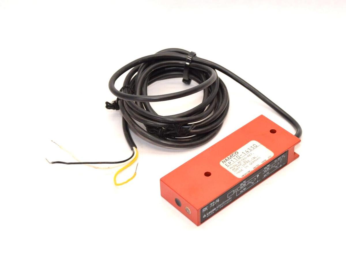 (NEW) NAMCO / LEUZE EP110-14330 RK 72/4 Photoelectric Retro Reflective Sensor