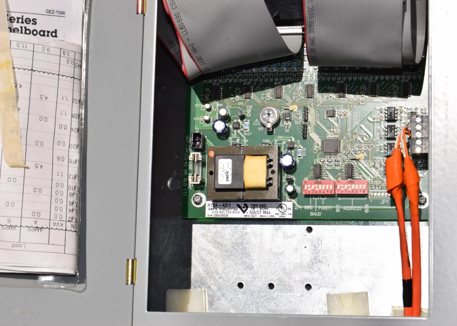 Used General Electric GE A-Series II Panelboard Panel AQF3424JBX 400A 208y/120 3ph 4w