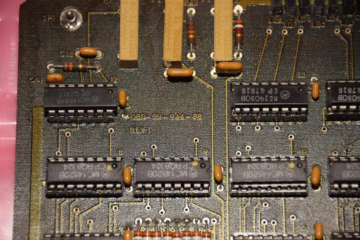 Used Corning Fiberglas Circuit Board Card O8D-50-944-88 08D-50-944-88 08D5094488 Rev1