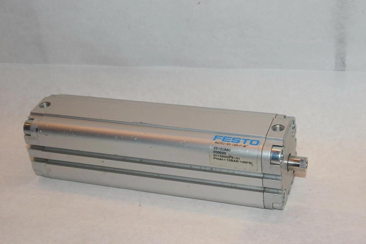 Used FESTO Compact Pneumatic Cylinder ADVU-40-180-P-A