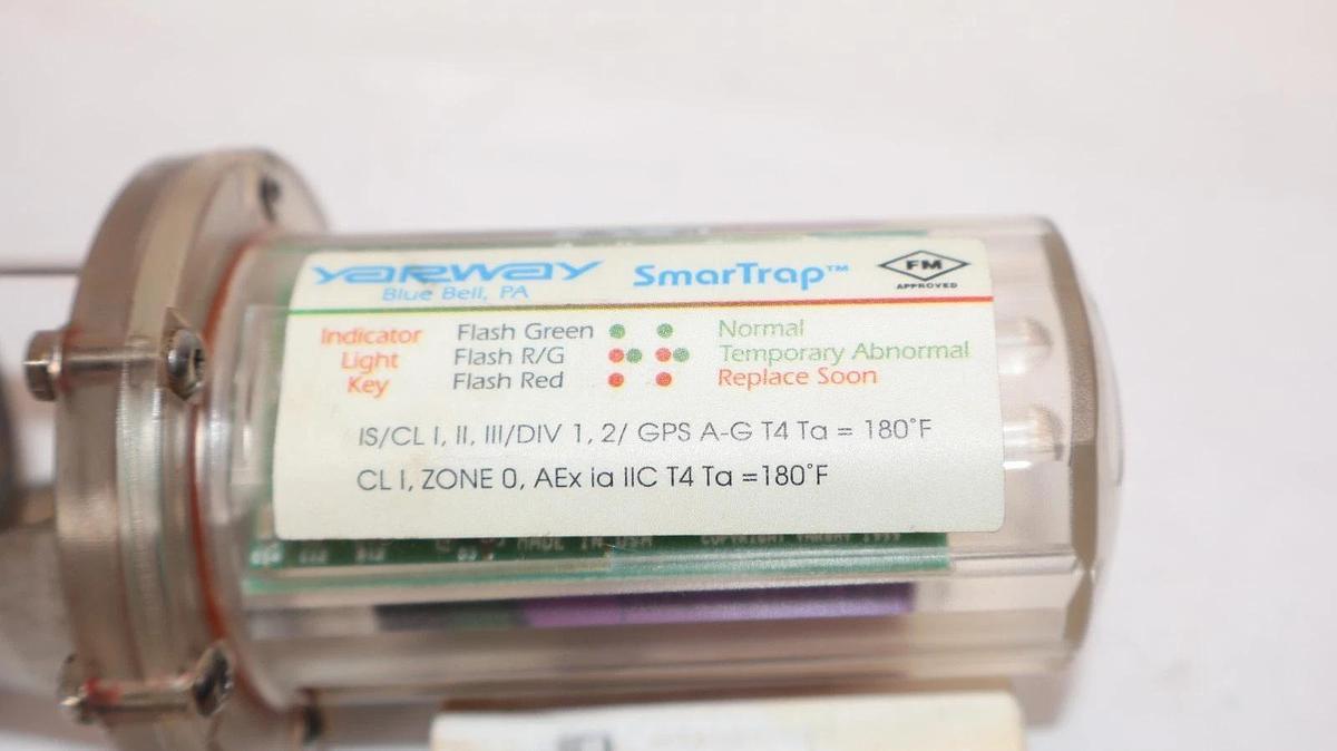 Yarway SmarTrap 1/2" Steam Trap 114294-09 NPT Ends K:H41 (Nos)
