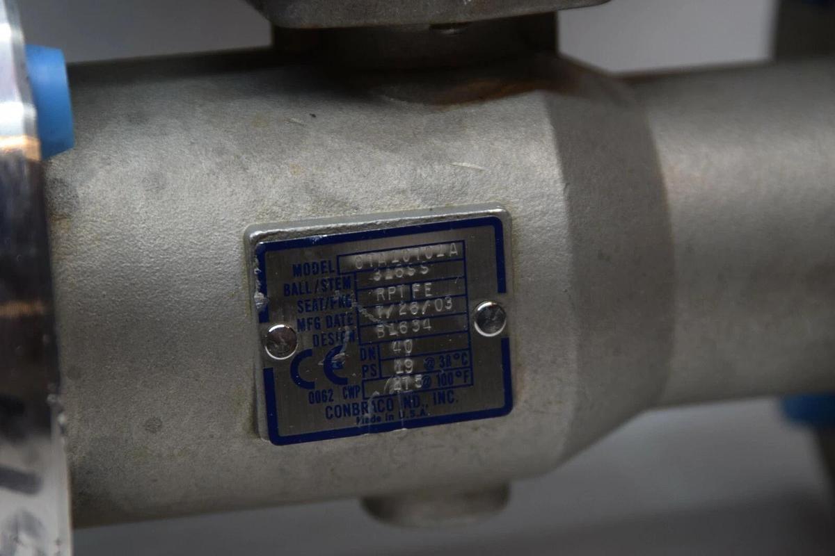 (NEW) COMPAC TORQUE CTD Actuator Size 30 87A10701A 1-1/2" Stainless Ball Valve