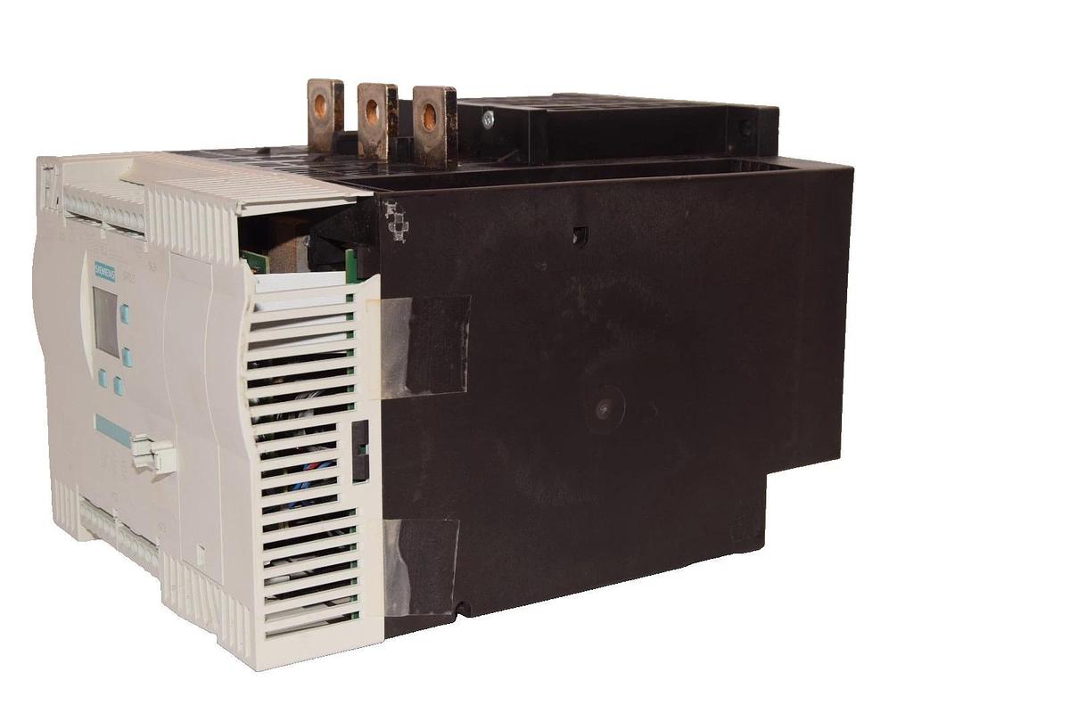 Used Siemens AC Semiconductor Motor Starter 3RW4445-6BC34 SIRIUS 115vac DAMAGED COVER