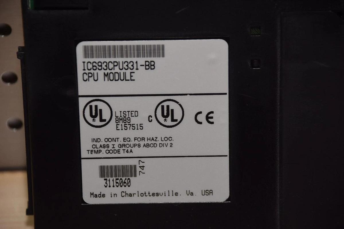 Used GE FANUC IC693CPU331-BB CPU MODULE IC693CPU331BB