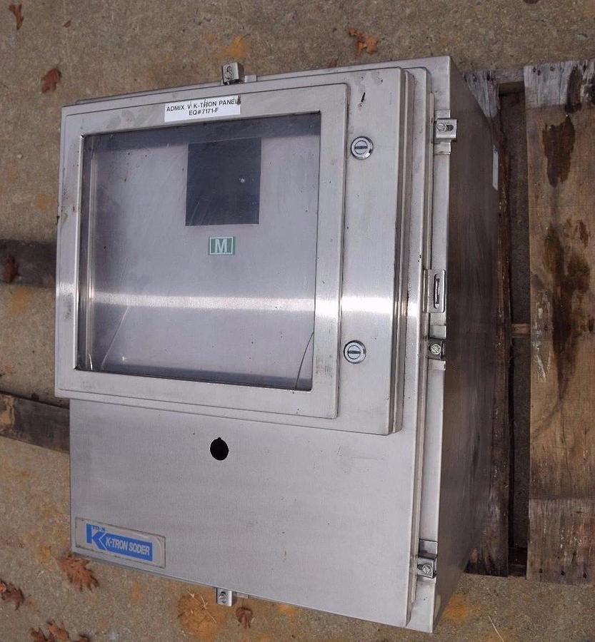 Used Hoffman K-Tron Soder S/S Industrial Control Panel SS Enclosure 24"x 30"x 20"