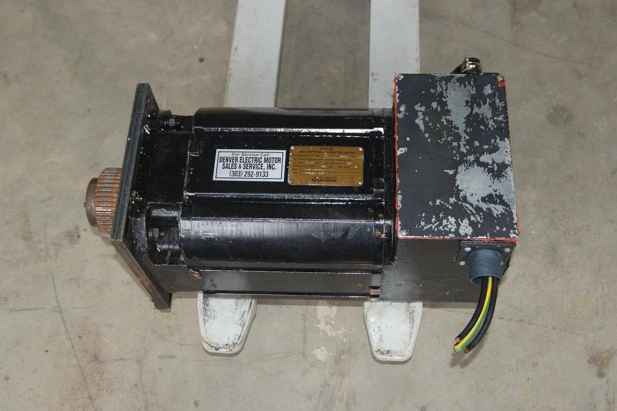 Used Cincinnati Goldline induction Servo Motor 1-604-0001 , 9 KW 6000 RPM 230V 55A