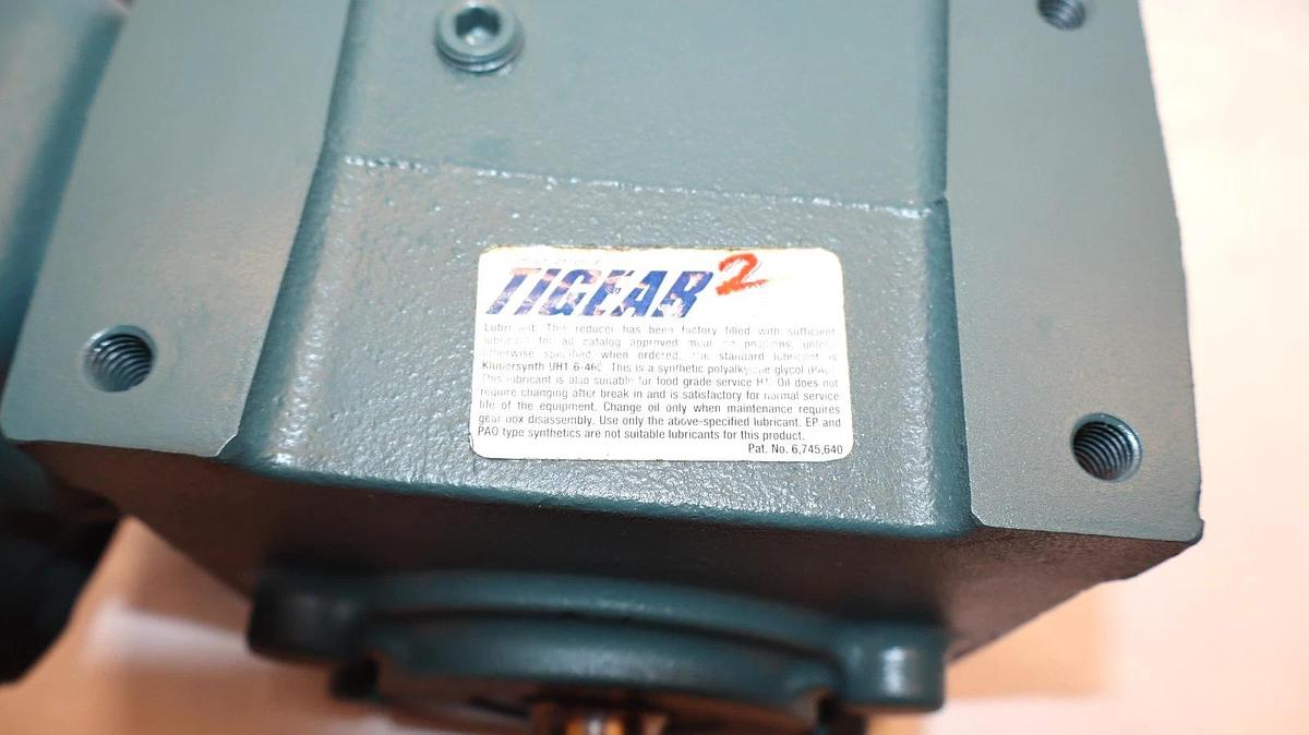 Refurbished Dodge Tigear Gear Box Speed Reducer 202Q15R56 15:1 Ratio 1" Shaft (Refurb)