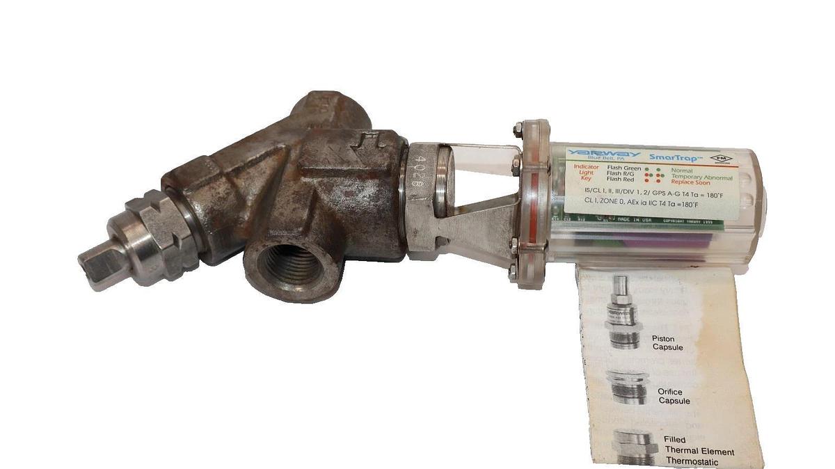 Yarway SmarTrap 1/2" Steam Trap 114294-09 NPT Ends K:H41 (Nos)