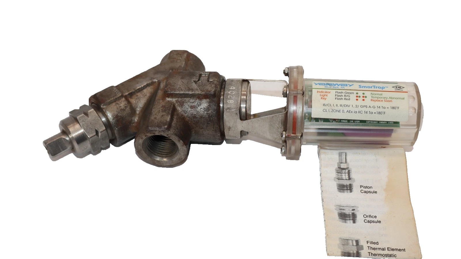 Yarway SmarTrap 1/2" Steam Trap 114294-09 NPT Ends K:H41 (Nos)