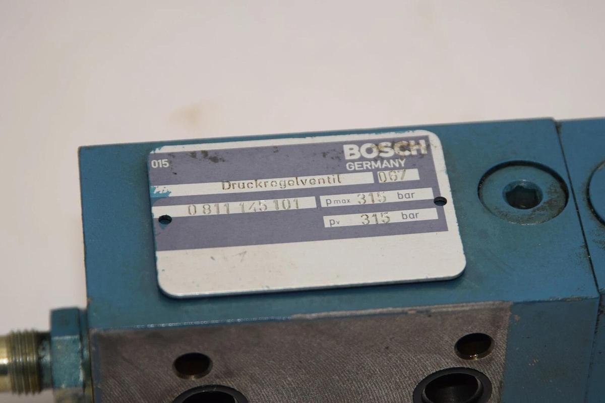 Used BOSCH 0 811 145 101 0811145101 315Bar Druckregelventil Pressure Reducing Valve