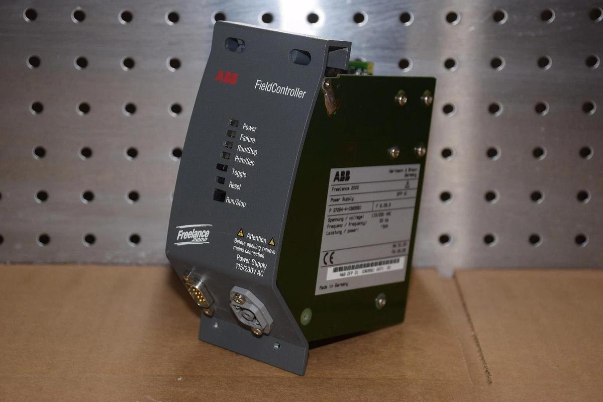 Used ABB FIELD CONTROLLER FREELANCE 2000 POWER SUPPLY P 37264-4-0369561 115/230v
