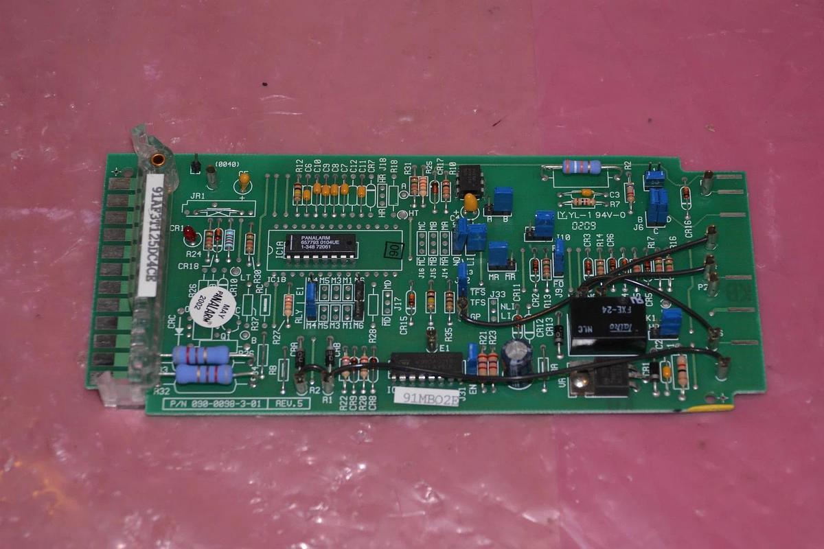 Used PANALARM CIRCUIT BOARD CARD 090-0098-3-01 090 0098 3 01 0900098301 91MB02E