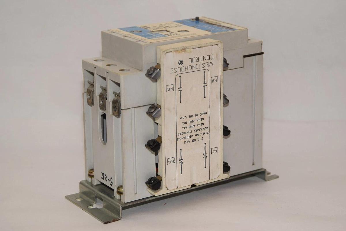Used WESTINGHOUSE W200M1CFCY7 1A96699G06 Size Sz 1 3ph 120V Coil Contactor