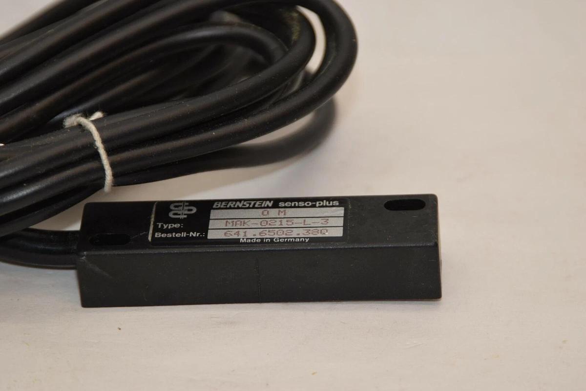 (NEW) BERNSTEIN MAK-0215-L-3 Senso-Plus Safety Magnetic Controller