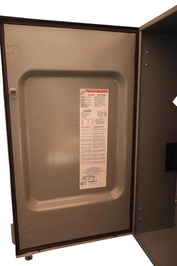 Square D 200A Safety Switch Fusible Enclosure Disconnect H364NAWK 3P 4W