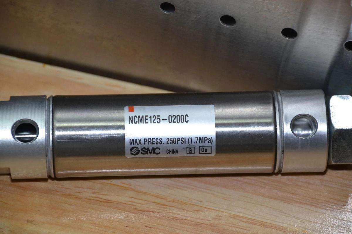 SMC DUAL ACTING AIR PNEUMATIC CYLINDER 2" stroke NCME125-0200C NCME1250200C  NEW