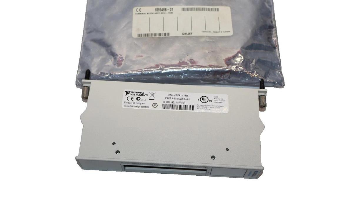 National Instruments High Voltage Terminal Block Assem SCXI-1338 185949B-01 New