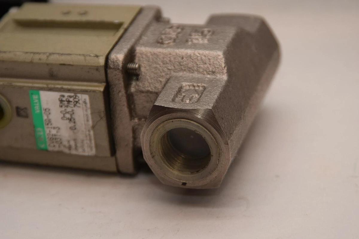 (NEW) CKD CVS2-15A-05-03T-3 0-0.5MPa / 0.25-0.7MPa 24V Coil Solenoid Valve