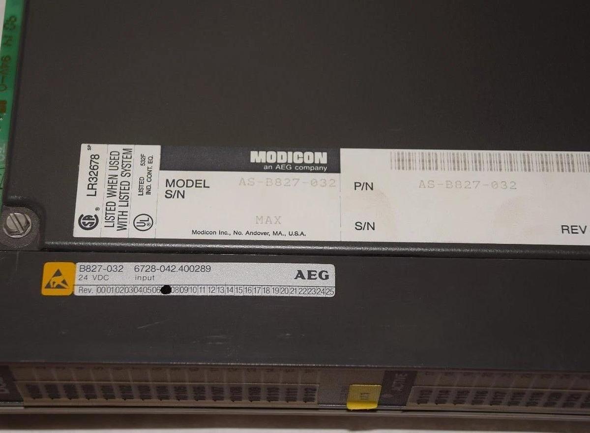 Used Mondicon AS-B827-032 24VDC Input 32 Point,  AS B827 032, B827-032