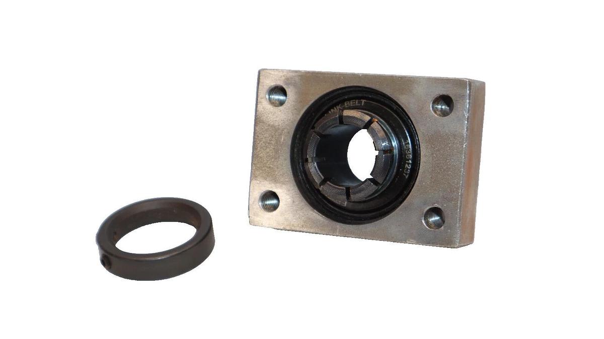 (NEW) LINK-BELT 16361237 , ER12K 4-Bolt Bearing Block With Collar