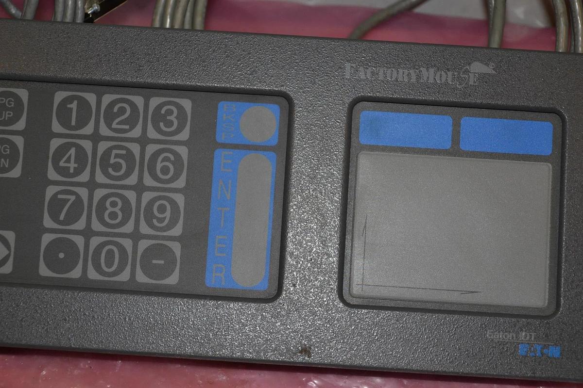 Used EATON CUTLER HAMMER KEYPAD W/FACTORY MOUSE 92-00728-03 92 00728 03 920072803