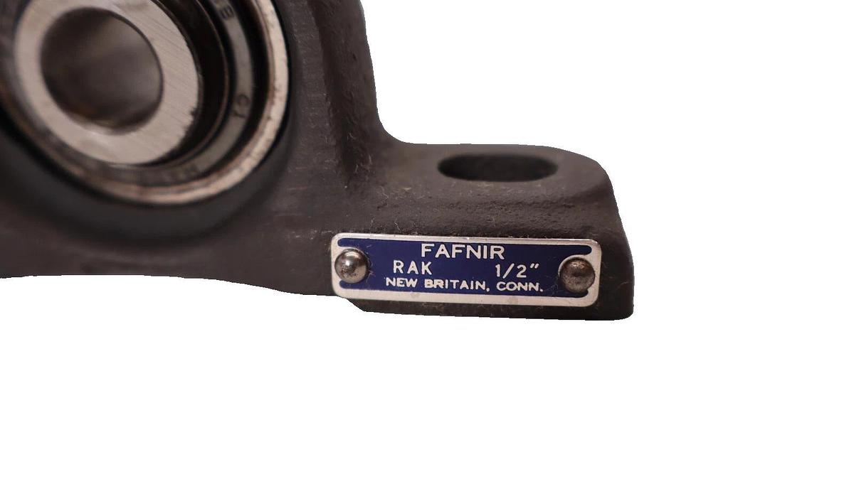 (NEW) FAFNIR RAK 1/2"  RAK-1/2" 2-Bolt Pillow Block Bearing