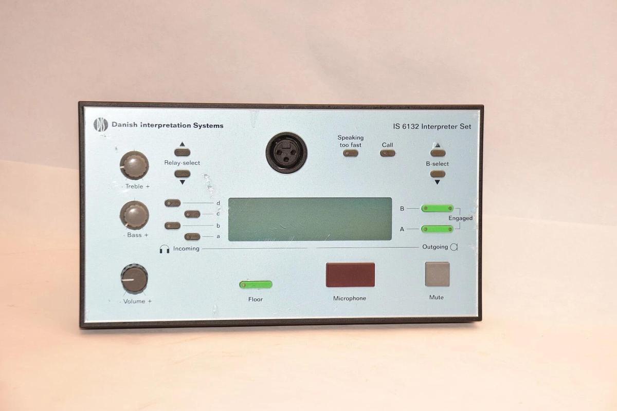 DANISH INTERPRETATION SYSTEMS IS6132 Interpreter Set Dig. Conference System -NEW
