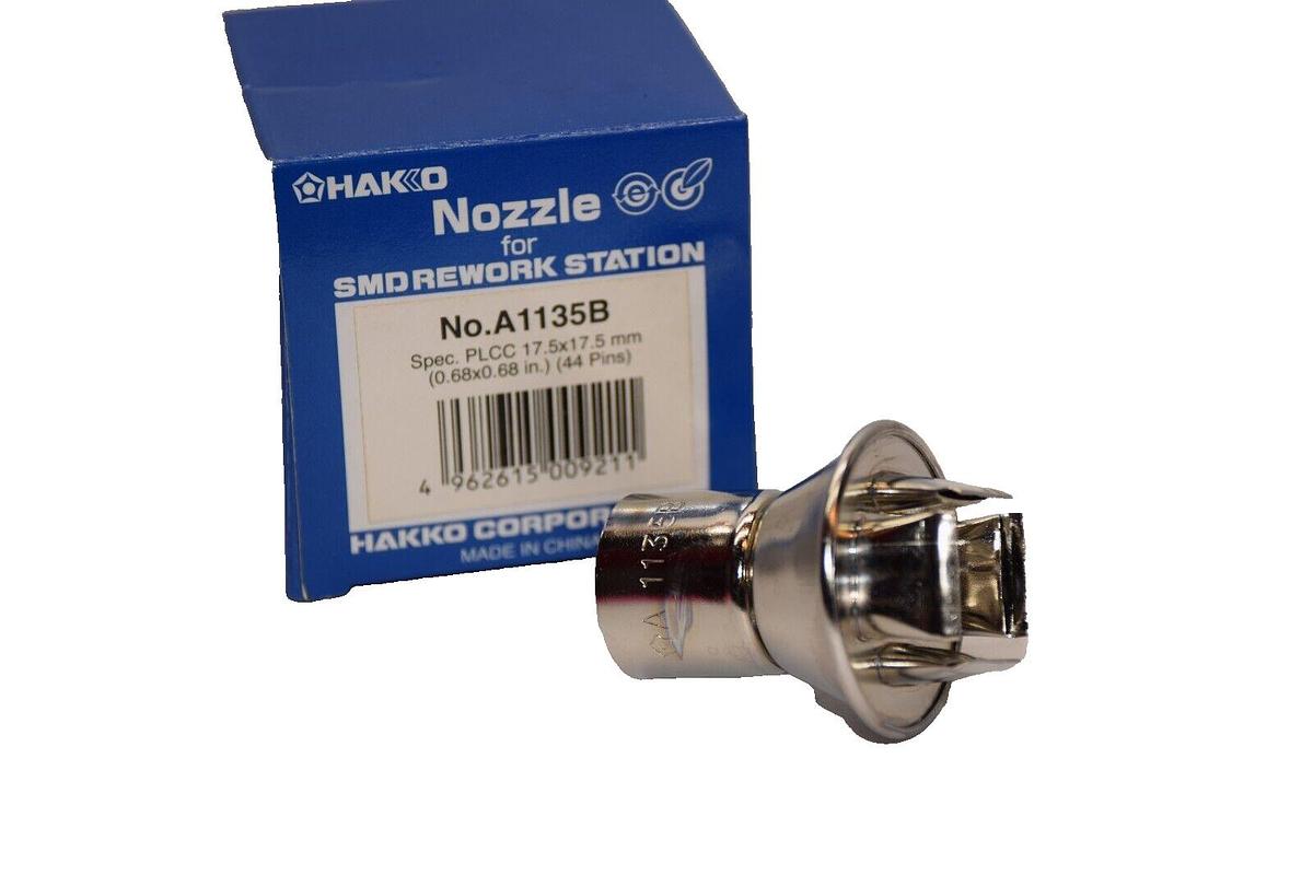 (NEW) HAKKO CORPORATION A1135B 17.5x17.5mm Hot Air Desoldering Nozzle