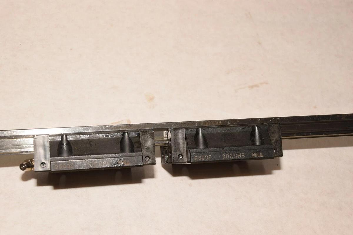 Used THK Linear glide rail " bearing THK Rail A2C 487 SHS20C 2C096