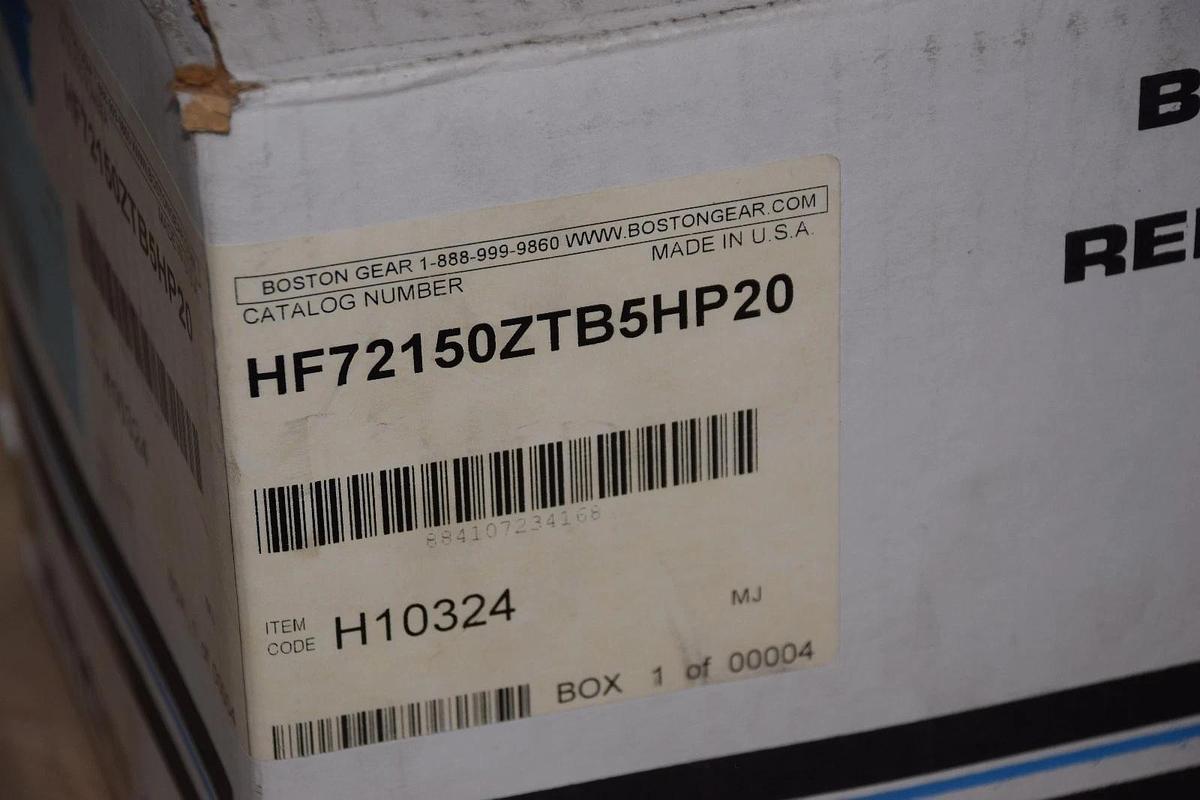 BOSTON GEAR HF72150ZTB5HP20 0.66HP GEAR REDUCER NEW